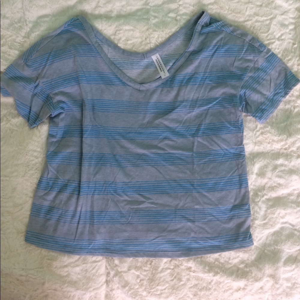 Check and Stripe Tee