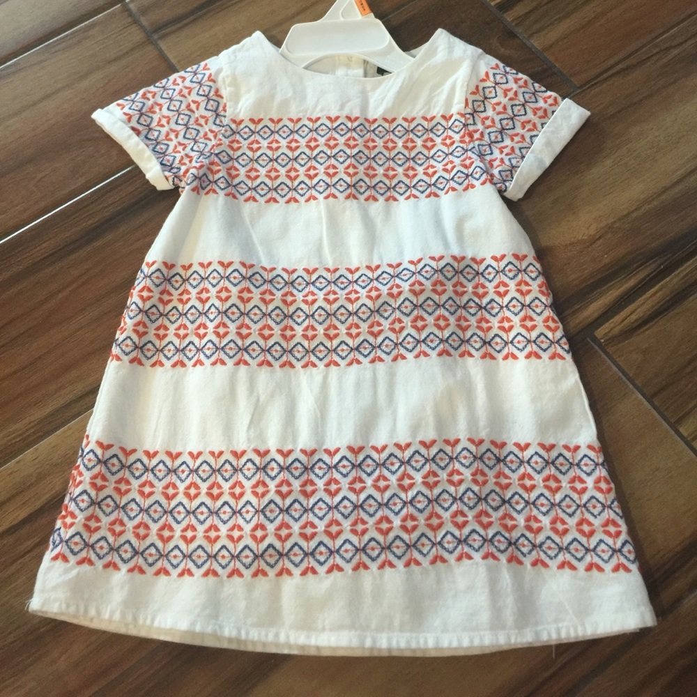 Baby Gap Boho embroidered shift dress 24M