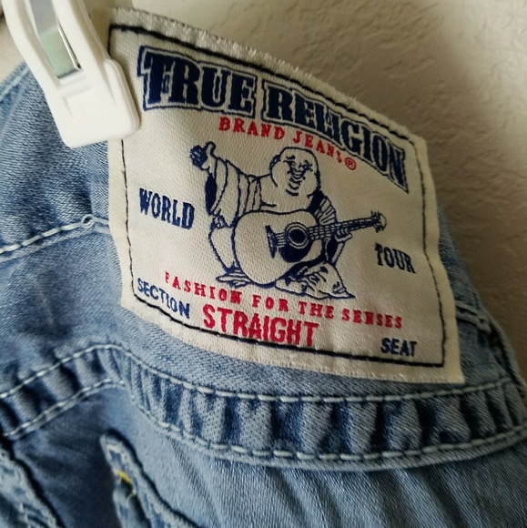 True Religion Jeans straight sz 33 - Picture 4 of 4