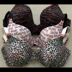 3 Victoria's Secret Cotton Bras (bundle of three)