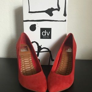 Dolce Vita Red Suede Pumps