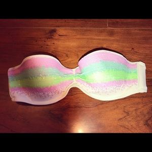 Strapless Victoria's Secret swim top
