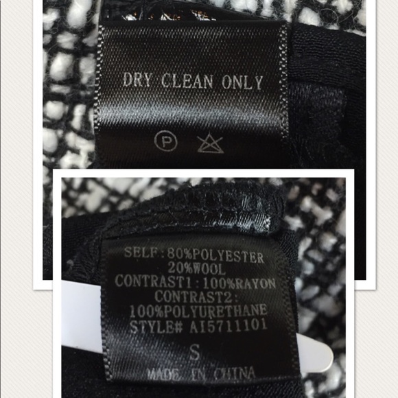 ASTR Asymmetrical Houndstooth Crop Top Size Small - Picture 8 of 8