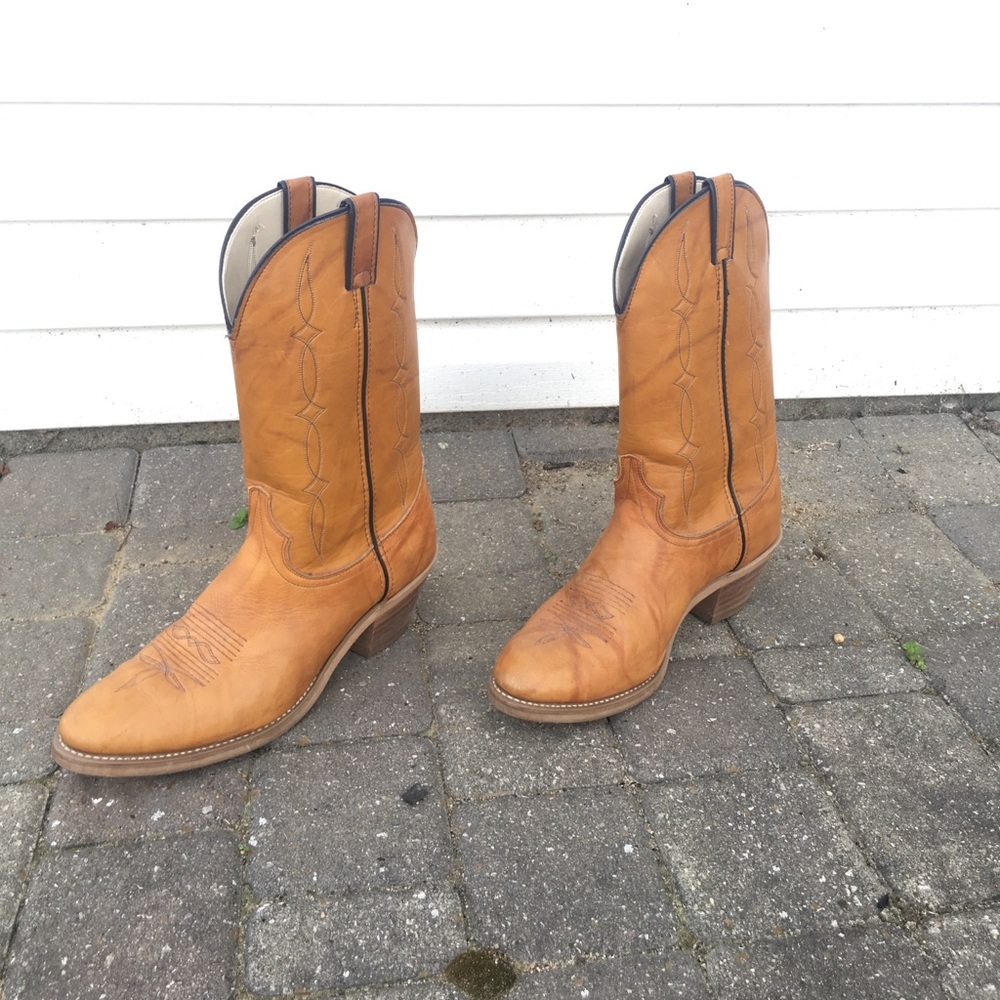 Authentic Leather cowboy boots.