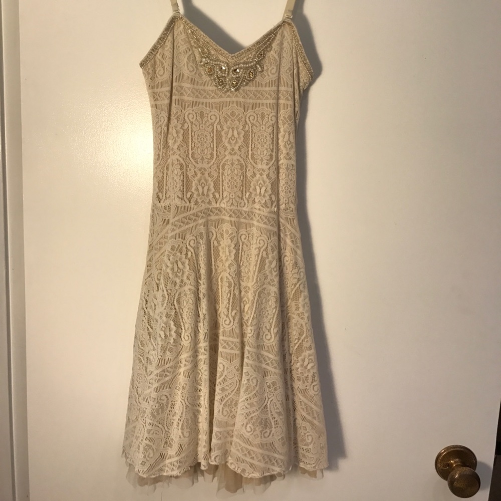 Cream Free People Dress