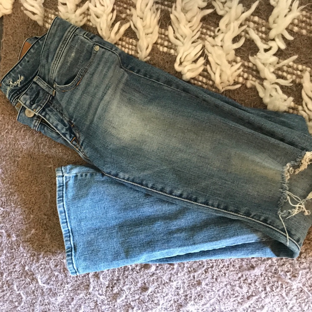 Jeans!!! Perfect fit. Worn color!