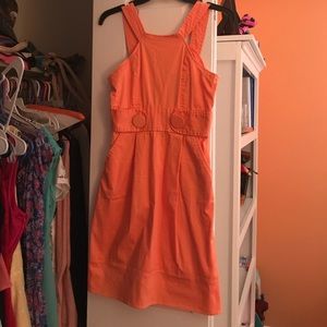 Peach dress