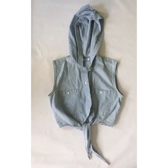 Faux denim vest - Picture 1 of 1