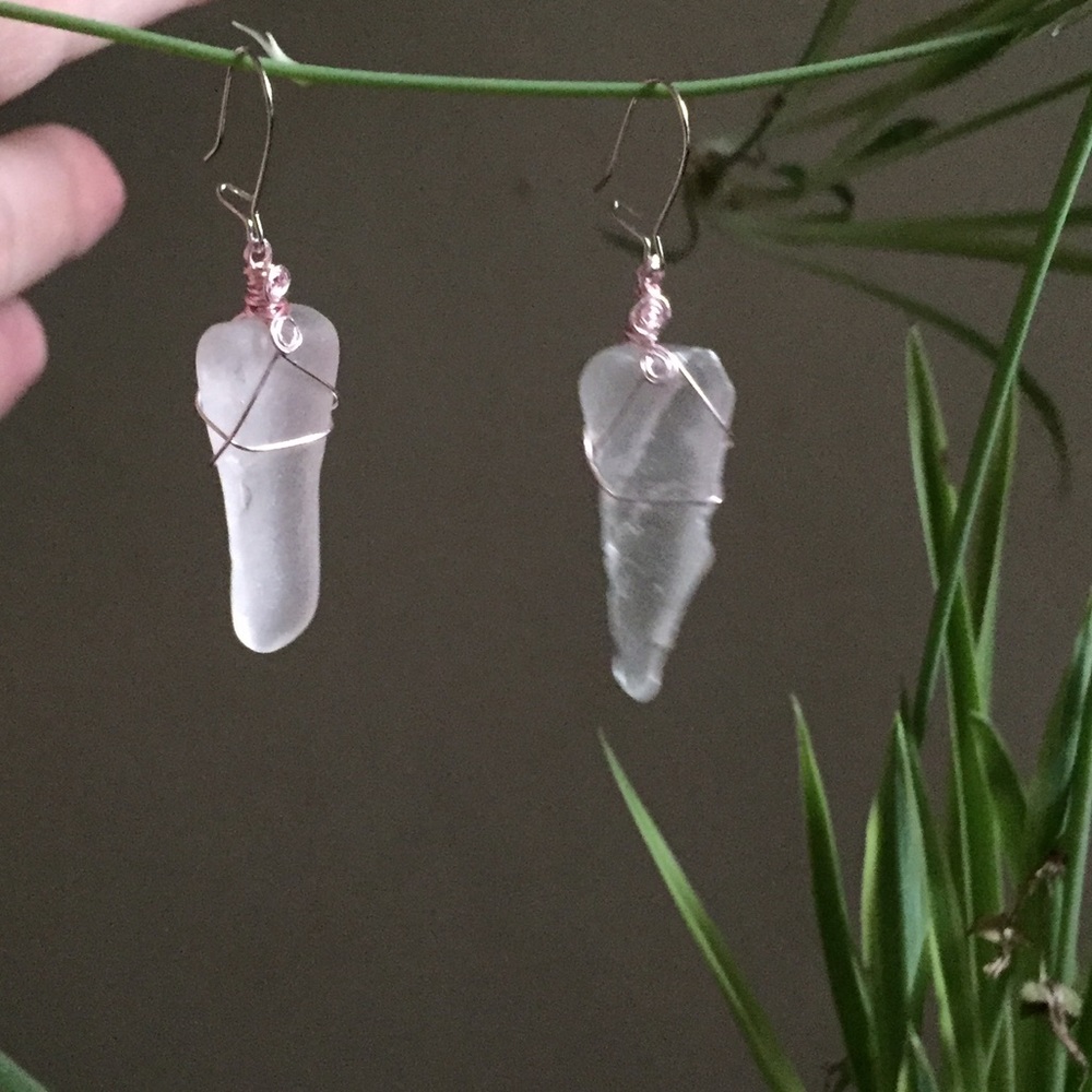 Beach Glass Earrings