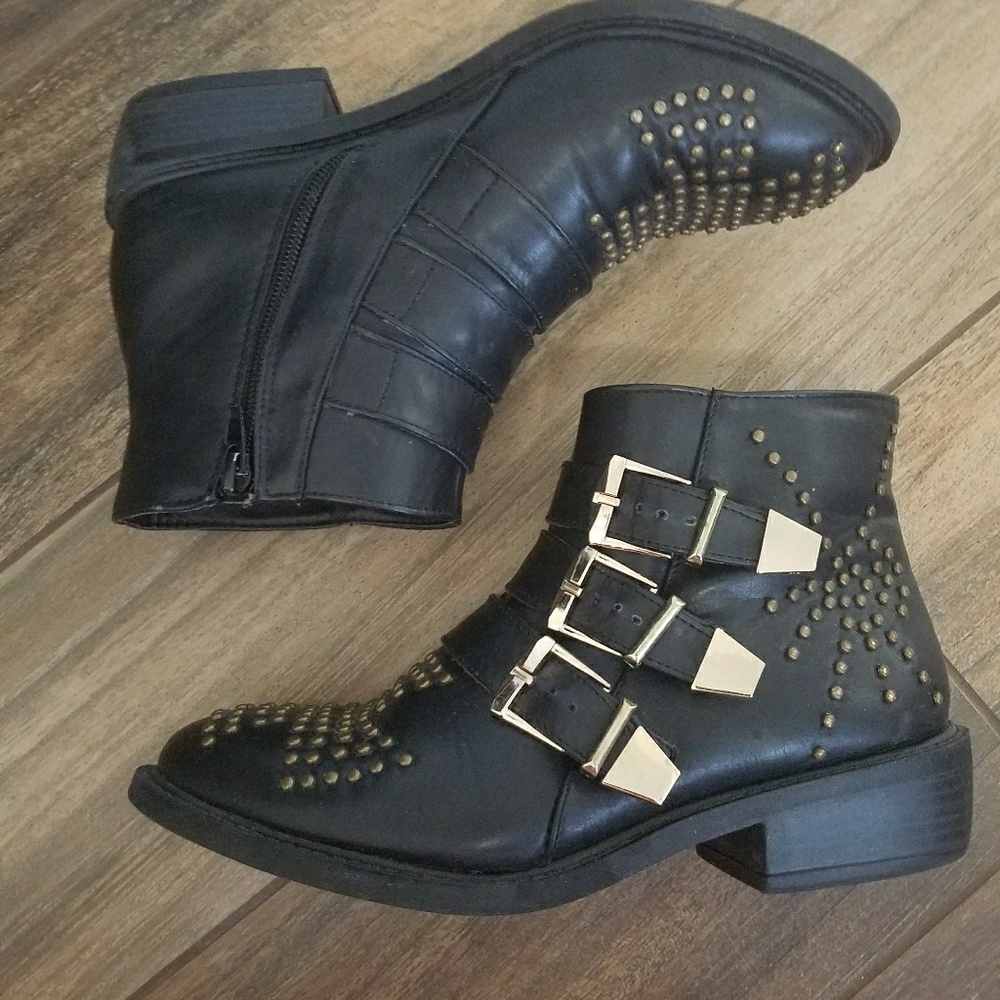 Studded boots