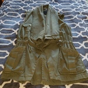 SANCTUARY draped anorak vest