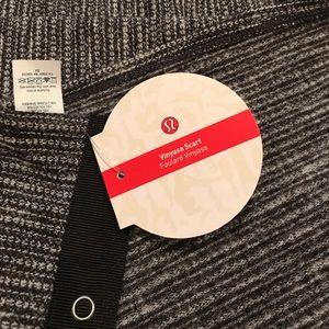 lululemon Vinyasa Scarf. Black w/ tags. Never worn