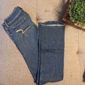 Stretch Slim Boot Cut Jeans