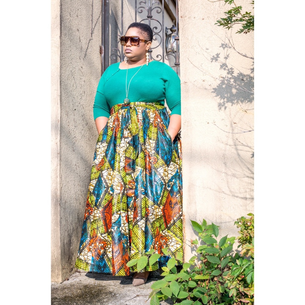 Ankle Length Cotton Skirt (SaseeChic collection)