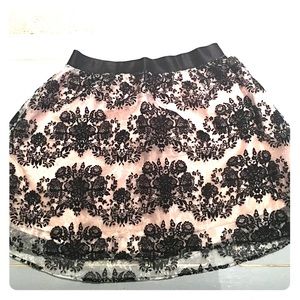 Express floral skirt