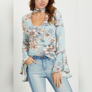Women's Floral Print Top *New With Tags*