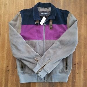 D&G SUEDE MEN'S BOMBER JACKET