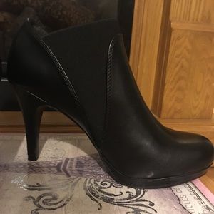 Black ankle booties
