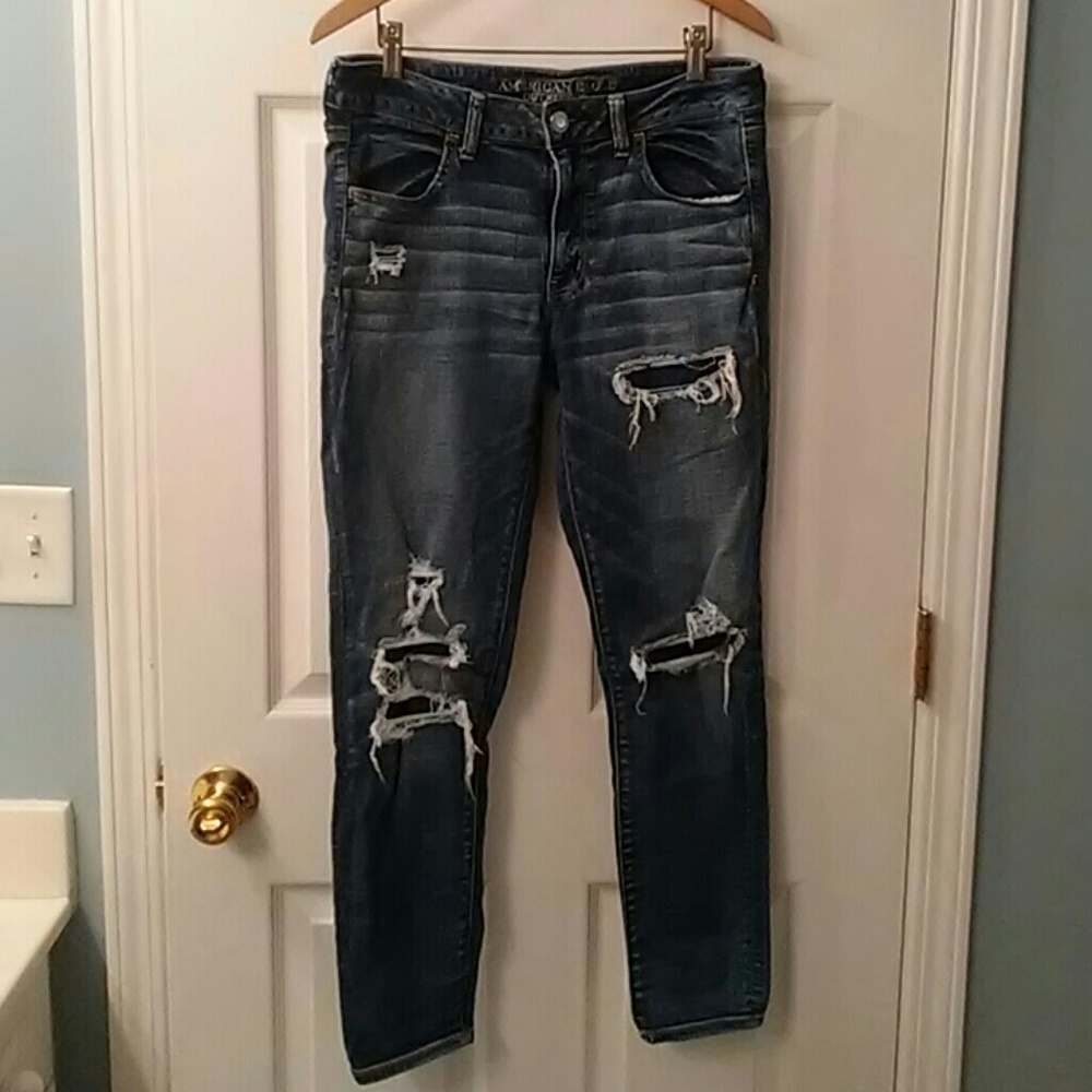DISTRESSED JEANS JEGGING