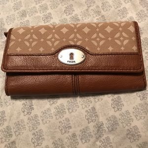 Brown Fossil Wallet