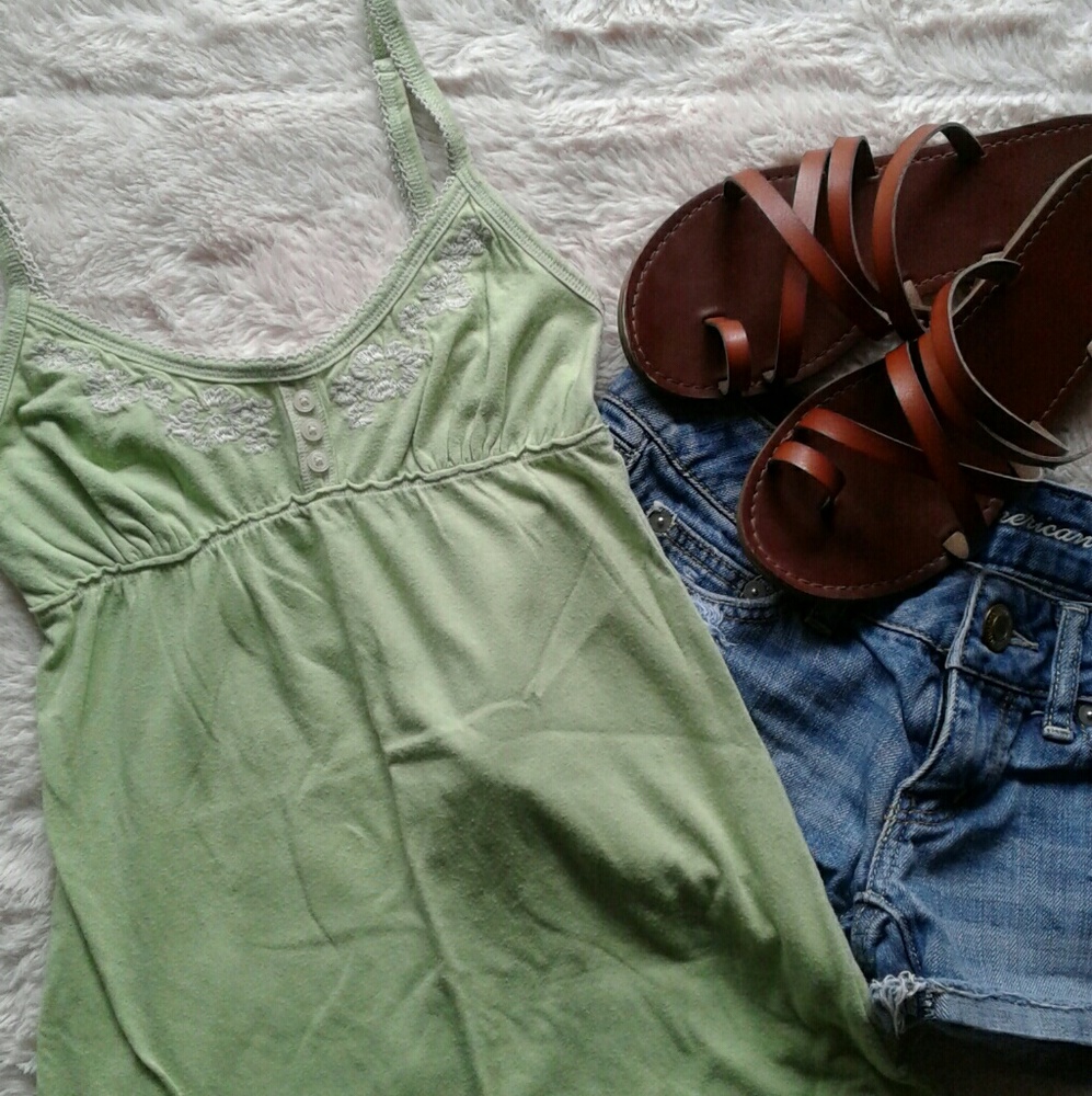 Hollister Embroidered Tank