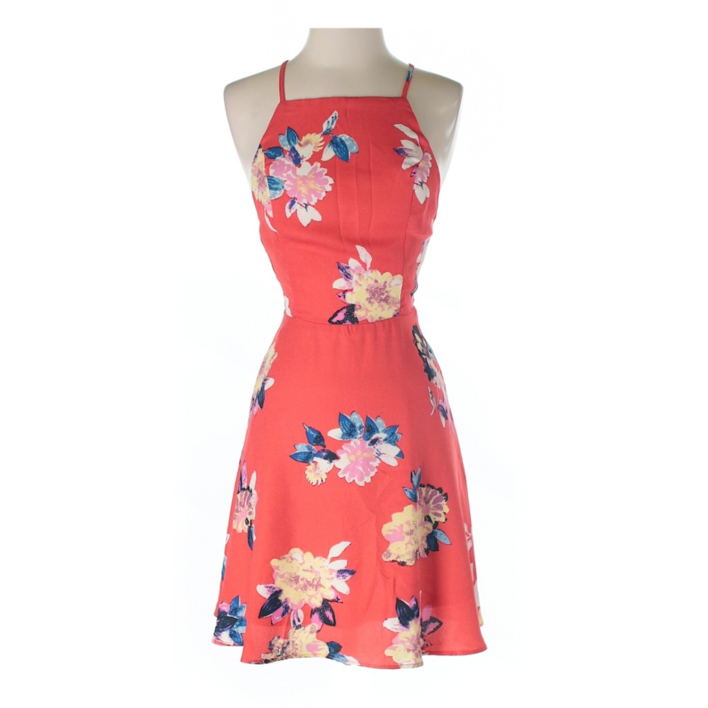 NWT Lovely Salmon Floral Dress!
