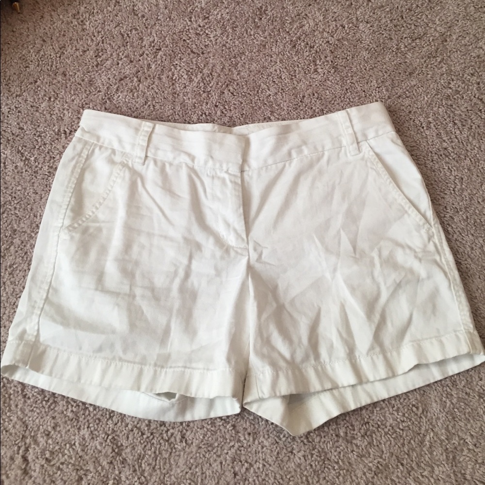 J Crew white shorts