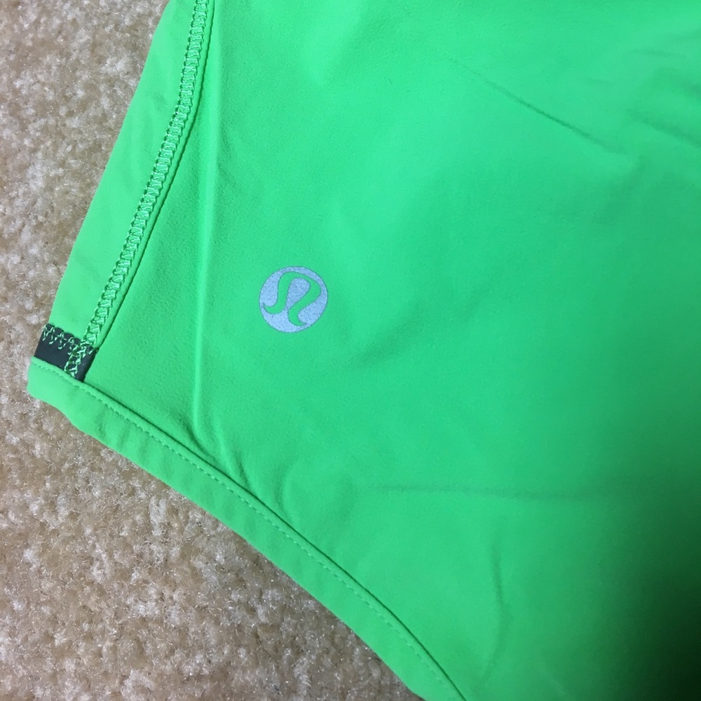 Luluemon green shorts