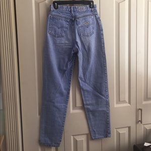 High wasted native blue Levi's