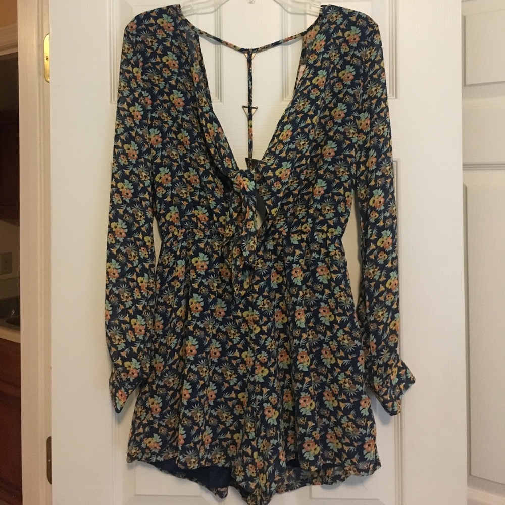 Blush Floral Romper