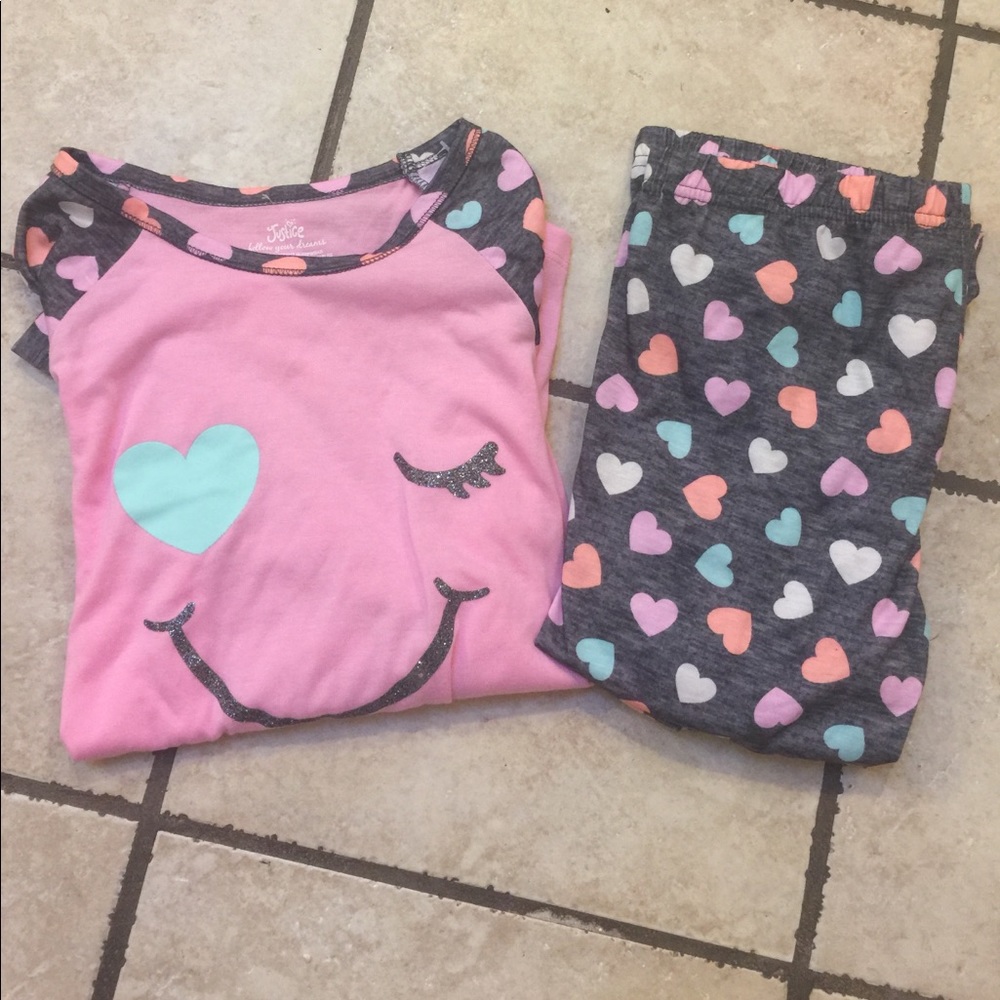 Justice Pajamas. Size 14. Like new condition.