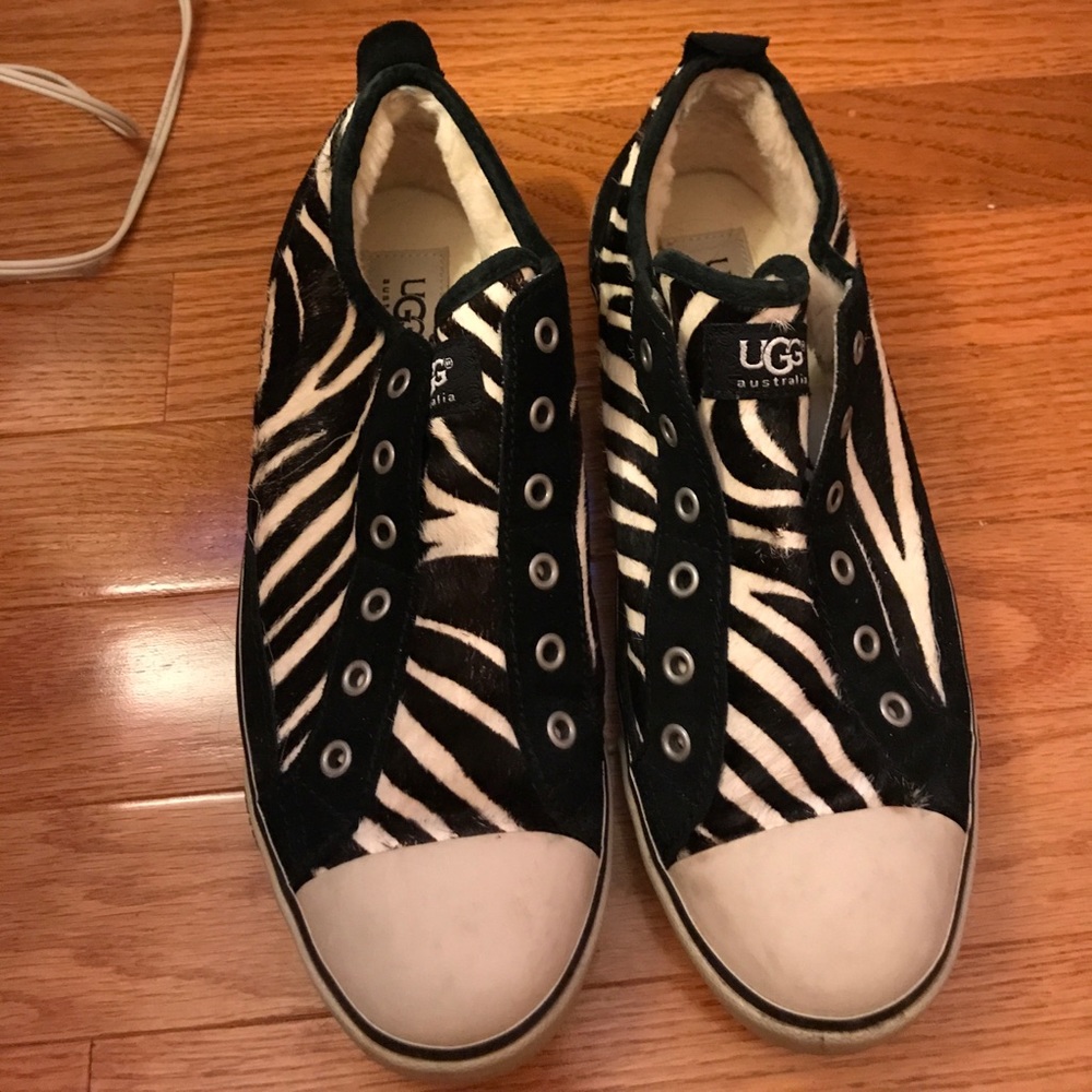Ugg zebra print sneakers