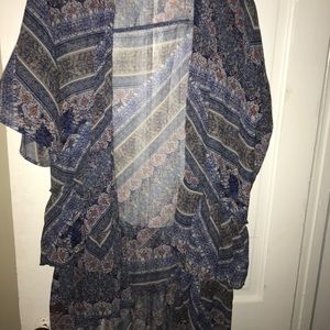 Urban outfitters ruffled kimono