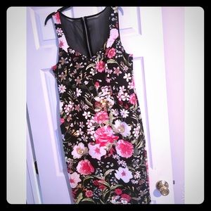 Bisou Bisou® Sleeveless Floral Illusion Dress sz14