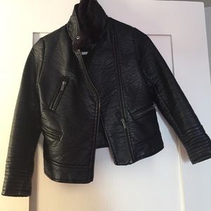 Zara Kids leather jacket