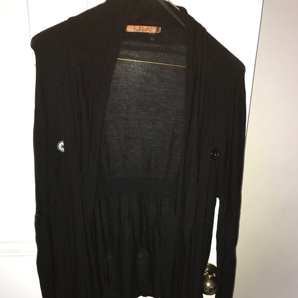 Black cardigan