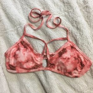 tie dye bikini top