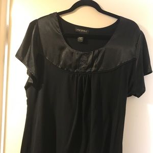 Clasic black top w satin details Lane Bryant 18/20
