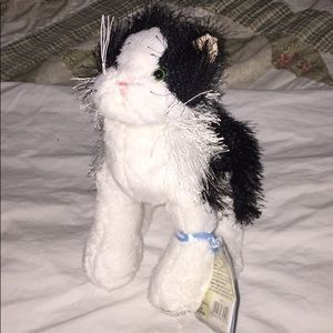 Brand NEW black & white cat Webkinz