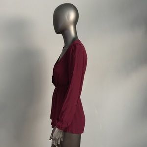 LOVERS + FRIENDS Monday to Friday Romper Wine XS