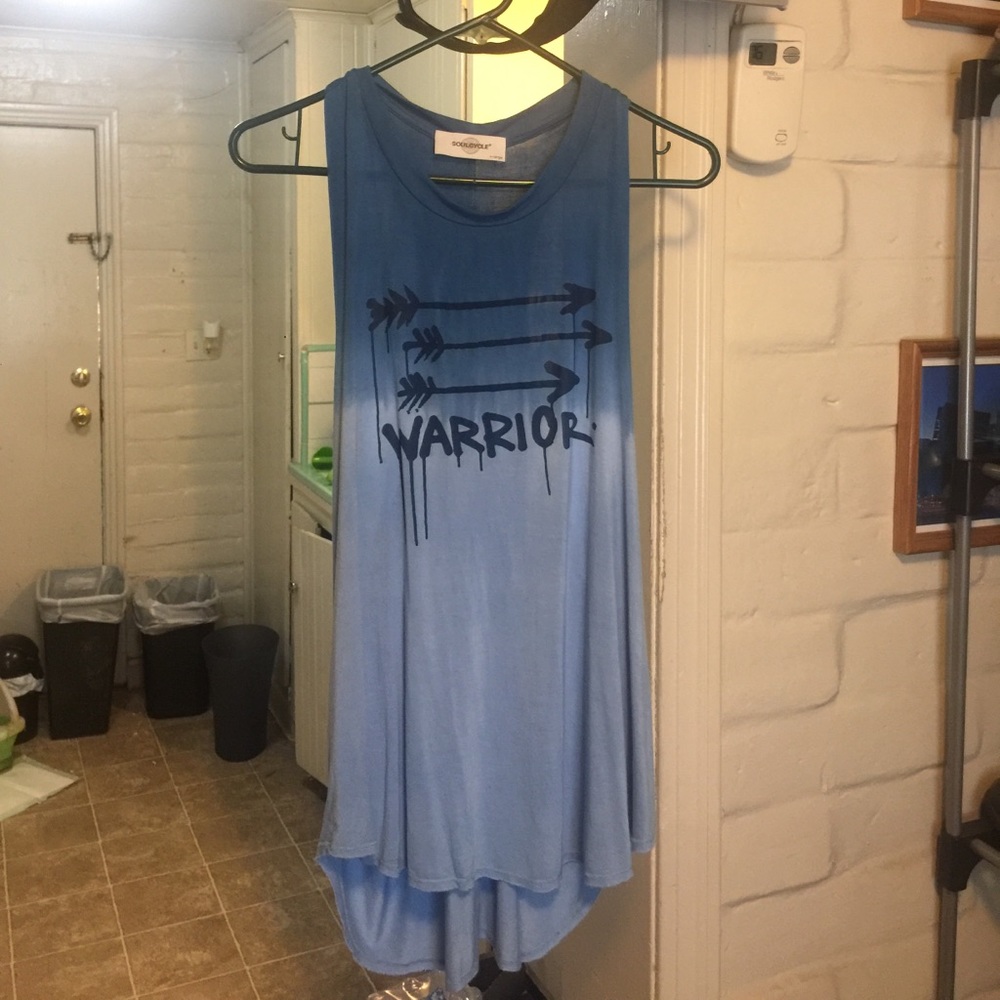 NWOT SoulCycle "Warrior" Tank Size XL