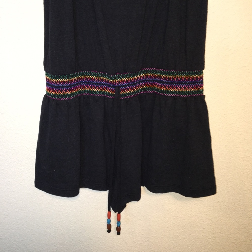 NWT Lucky Brand swimwear Love Fiesta romper Black - Picture 4 of 8