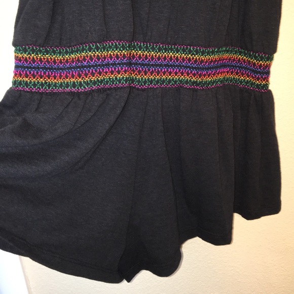 NWT Lucky Brand swimwear Love Fiesta romper Black - Picture 5 of 8