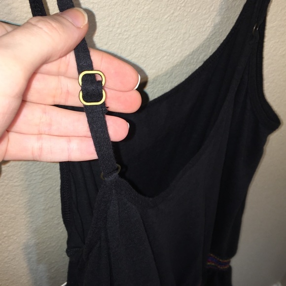 NWT Lucky Brand swimwear Love Fiesta romper Black - Picture 6 of 8