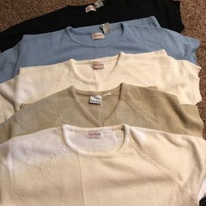 Bundle of 5 sweaters.