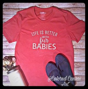 Handmade Fur babies shirt!