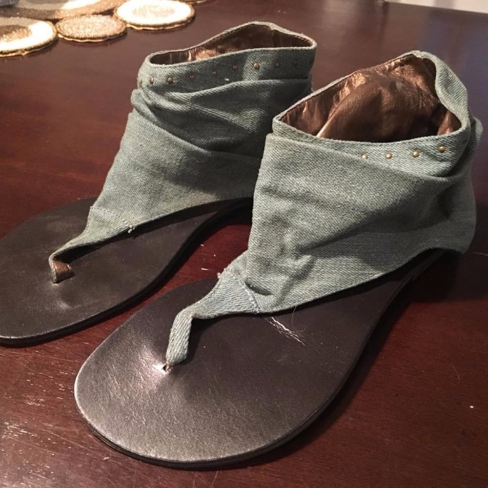 Denim Sandals