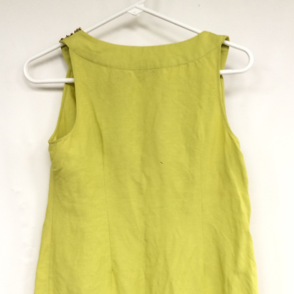 Embellished green tunic dress shirt or coverup - Picture 4 of 7