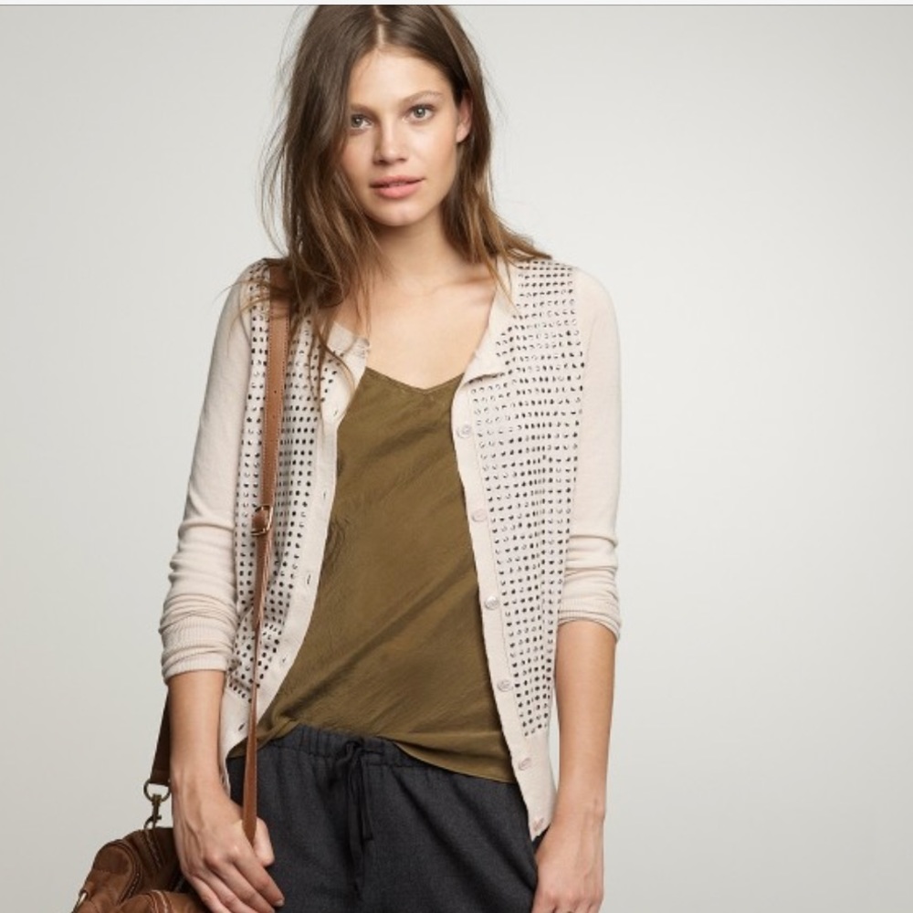 J Crew merino Silvana cardigan