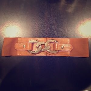 New caramel and gold belt